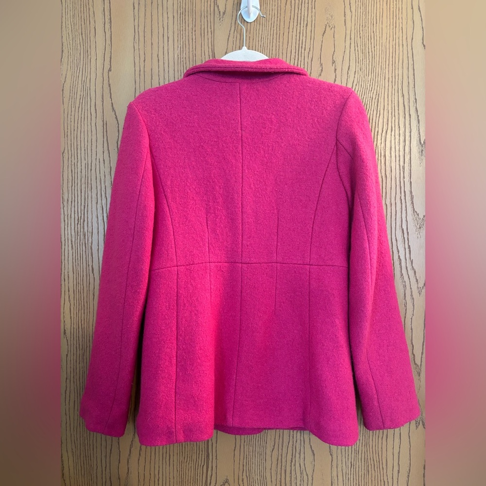 Lands End Wool Blend Spring Coat - Picture 7 of 10